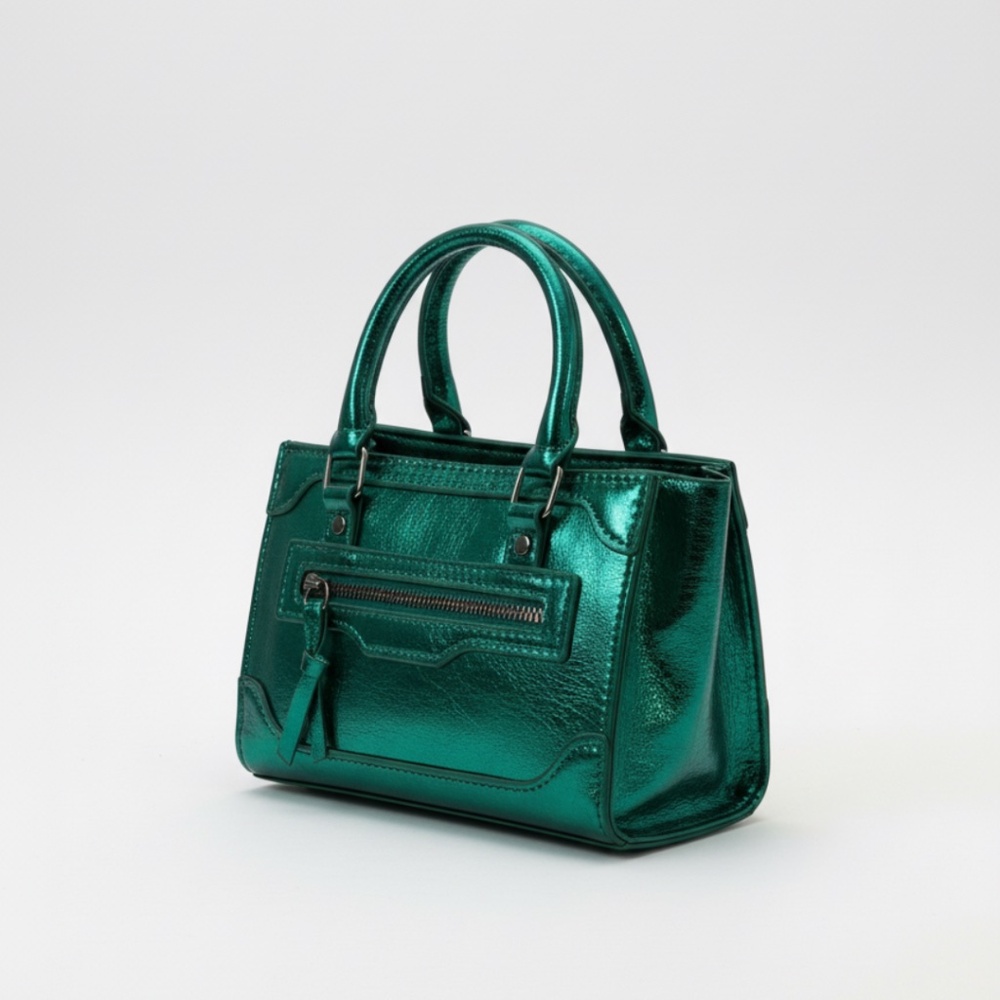 Metallic Mini Bag – Statement Purse / Y2K Style